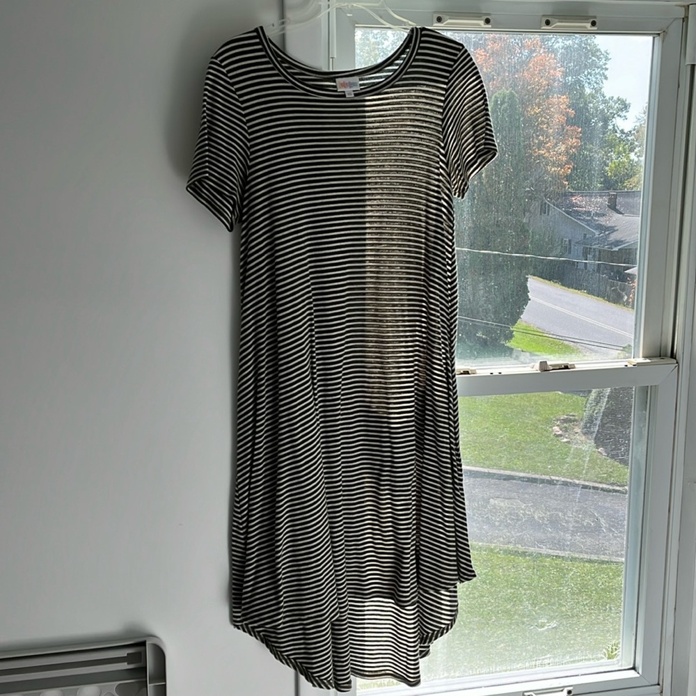 Green Striped Dress